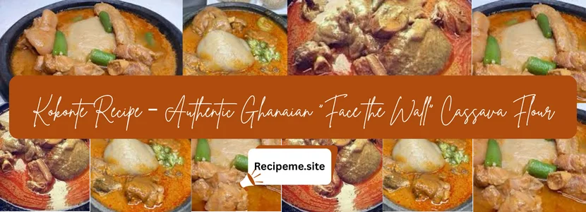 Kokonte Recipe – Authentic Ghanaian “Face the Wall” Cassava Flour